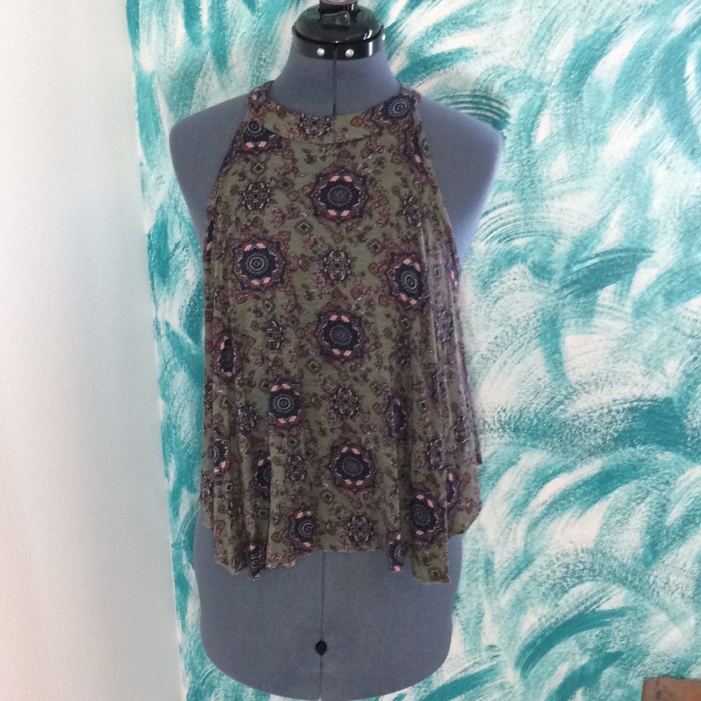 🍃Green Flowy Shirt🍃